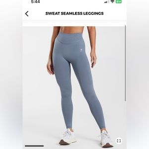 Evening blue sweat seamless leggings from gymshark. Brand new , never worn